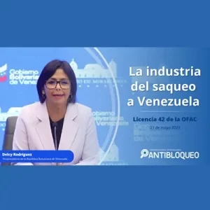 La industria del saqueo a Venezuela. Licencia 42