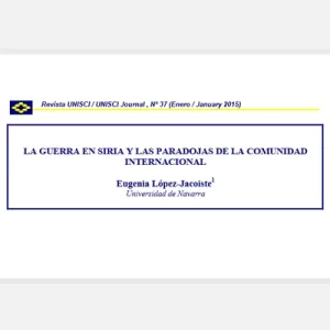 La Guerra en Siria y las Paradojas de la Comunidad Internacional