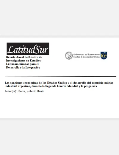 Las Sanciones Económicas de los Estados Unidos y el Desarrollo del Complejo Militar-Industrial Argentino