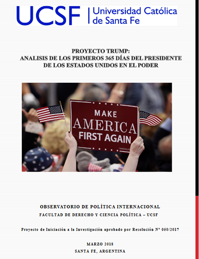 Proyecto Trump: Análisis de los Primeros 365 Días del Presidente de los Estados Unidos en el Poder