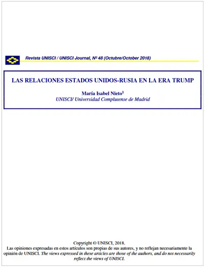 Las relaciones Estados Unidos-Rusia en la era Trump