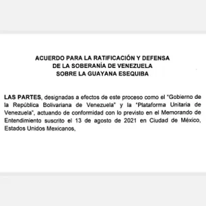 Acuerdo para la ratificación y defensa de la soberanía de Venezuela sobre Guayana Esequiba