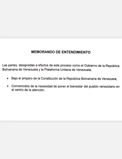 Memorando de entendimiento (Original)